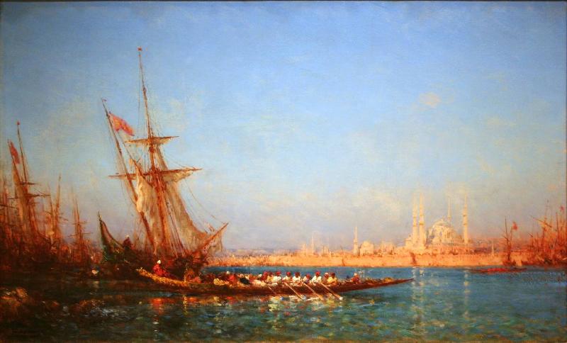 Felix Ziem View of Istanbul oil painting image